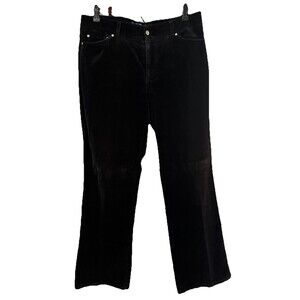 Dockers Corduroy Pants Womens Size 12 Mid Rise Bootcut Black